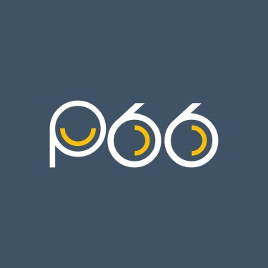 Sayı ve harf logo P66