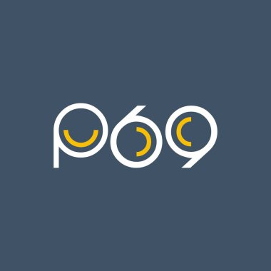 Sayı ve harf logo P69