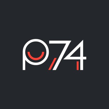 Sayı ve harf logo P74