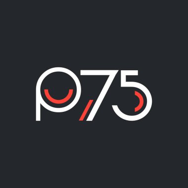 Sayı ve harf logo P75