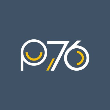 Sayı ve harf logo P76