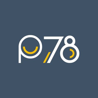Sayı ve harf logo P78