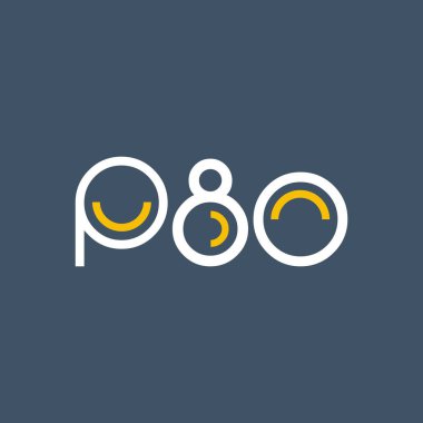 Sayı ve harf logo P80