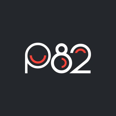 Sayı ve harf logo P82
