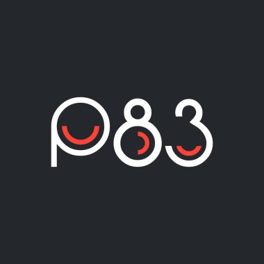 Sayı ve harf logo P83