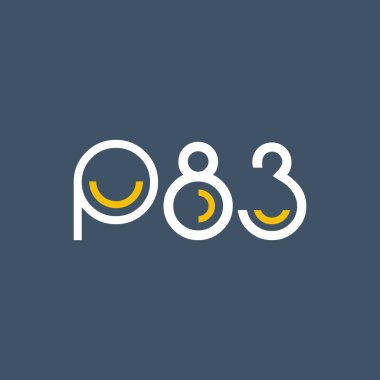 Sayı ve harf logo P83
