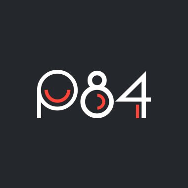 Sayı ve harf logo P84