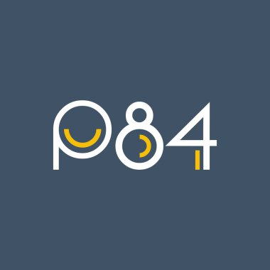 Sayı ve harf logo P84