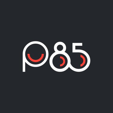 Sayı ve harf logo P85