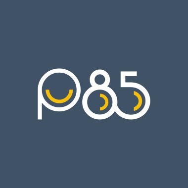 Sayı ve harf logo P85