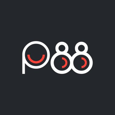 Sayı ve harf logo P88