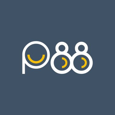 Sayı ve harf logo P88