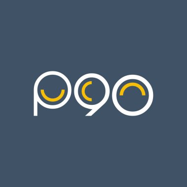 Sayı ve harf logo P90