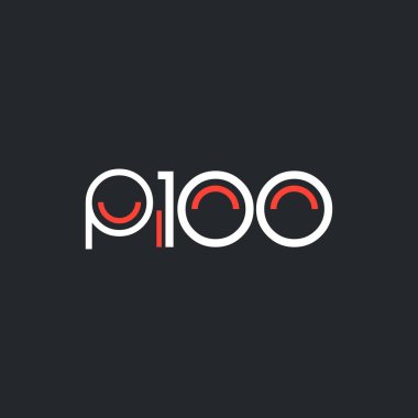Sayı ve harf logo P100