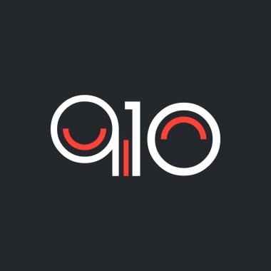 Sayı ve harf logo Q10