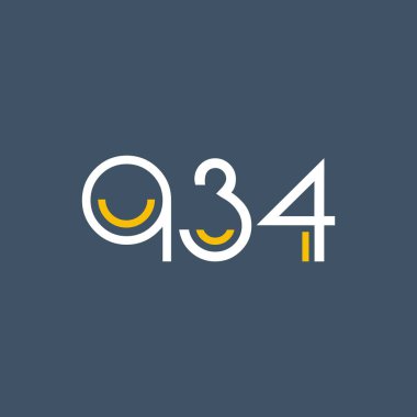 Sayı ve harf logo Q34