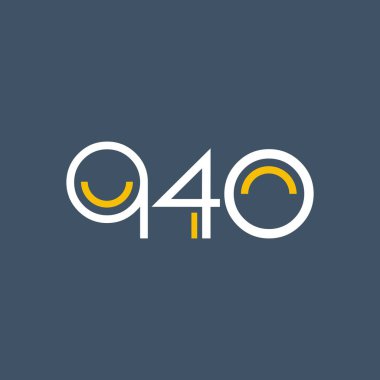 Sayı ve harf logo Q40