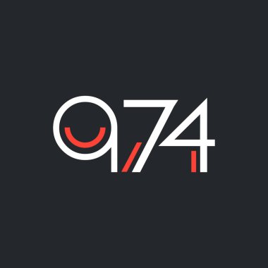 Sayı ve harf logo Q74