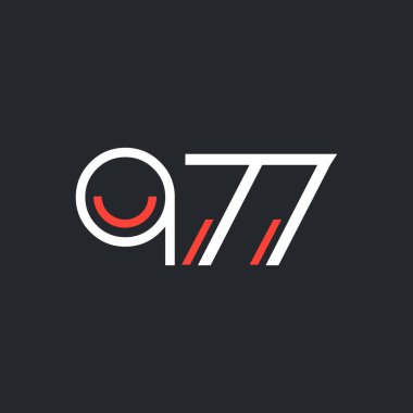 Sayı ve harf logo Q77