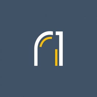 Sayı ve harf logo R1