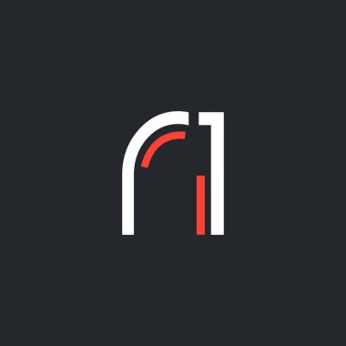 Sayı ve harf logo R1