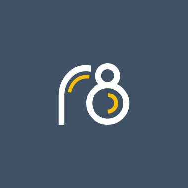 Sayı ve harf logo R8