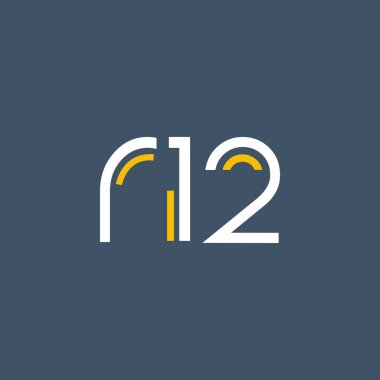 Sayı ve harf logo R12