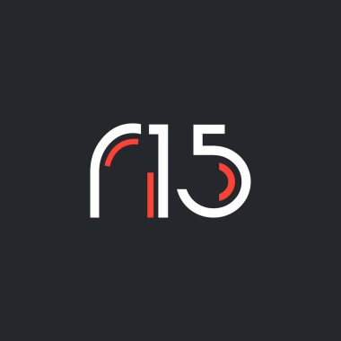 Sayı ve harf logo R15