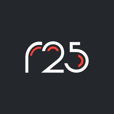 Sayı ve harf logo R25