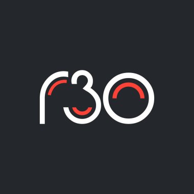 Sayı ve harf logo R30