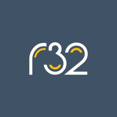 Sayı ve harf logo R32