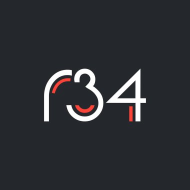 Sayı ve harf logo R34