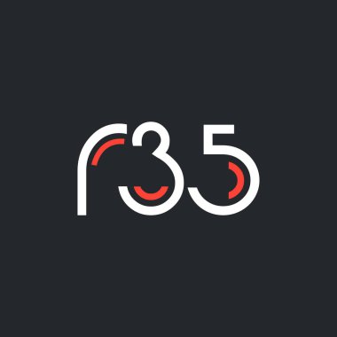 Sayı ve harf logo R35