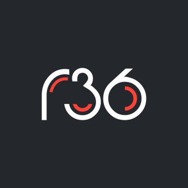 Sayı ve harf logo R36