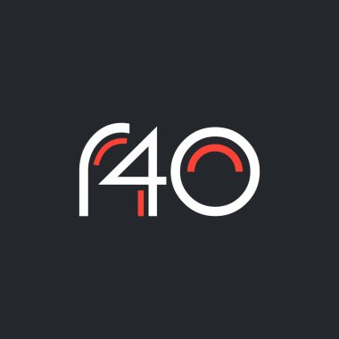 Sayı ve harf logo R40