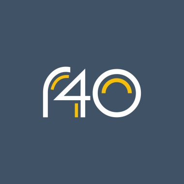 Sayı ve harf logo R40