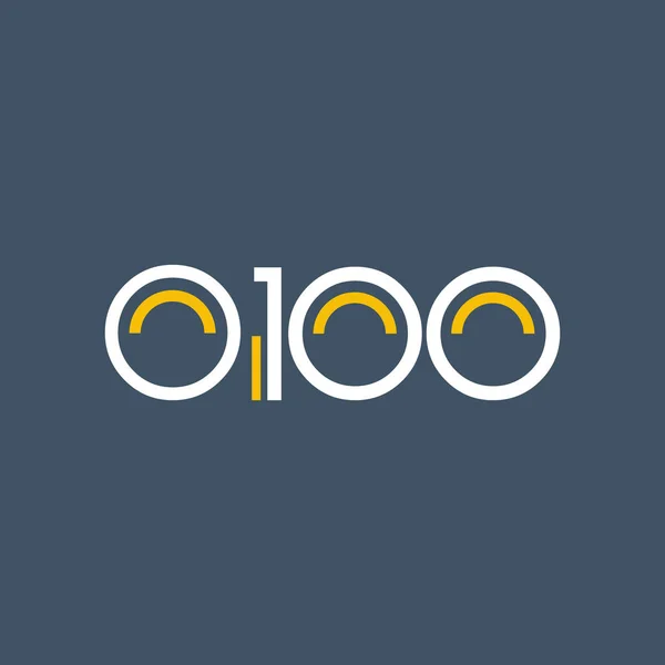 Σχεδίαση ψηφιακών λογότυπο O100 — Διανυσματικό Αρχείο