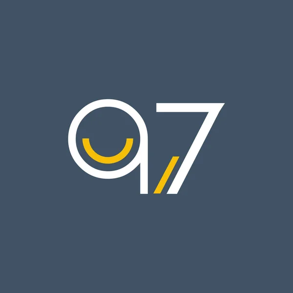 数字和字母标志奥迪 Q7 — 图库矢量图片