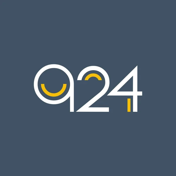 Количество и логотип Q24 — стоковый вектор