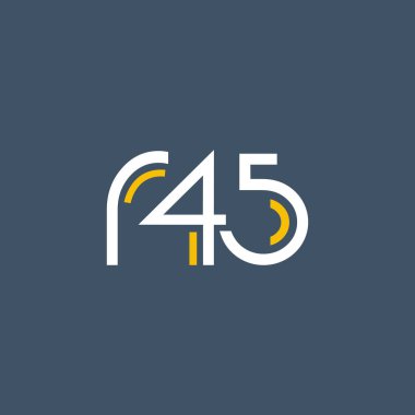 Sayı ve harf logo R45