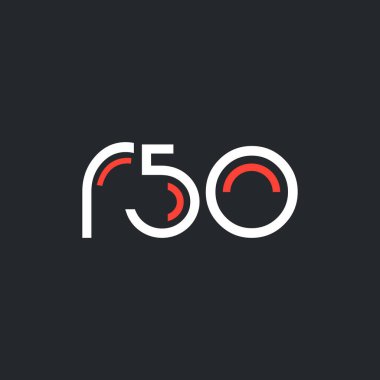 Sayı ve harf logo R50
