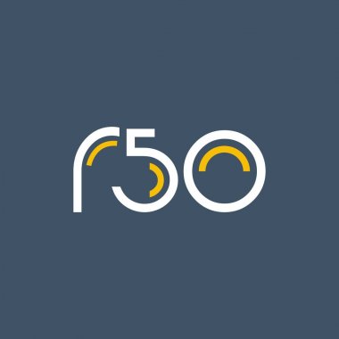 Sayı ve harf logo R50