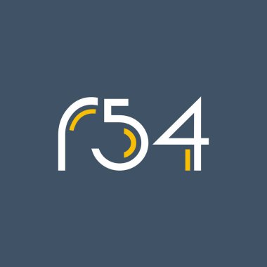 Sayı ve harf logo R54