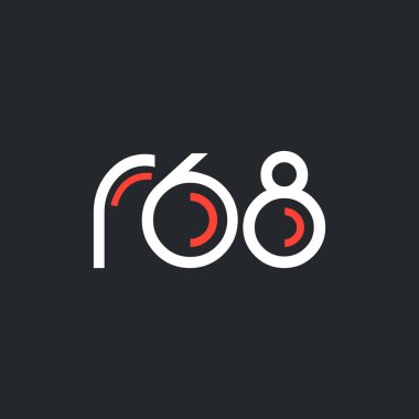 Sayı ve harf logo R68
