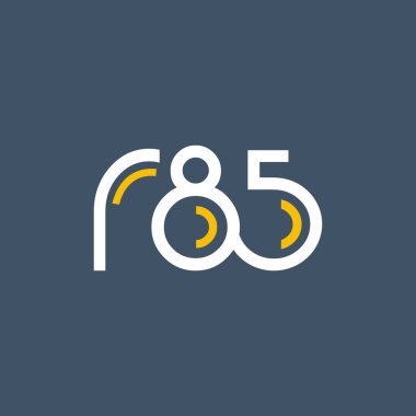 Sayı ve harf logo R85