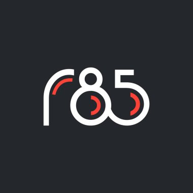 Sayı ve harf logo R85