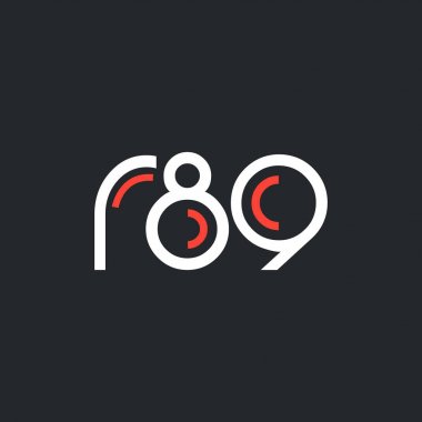 Sayı ve harf logo R89
