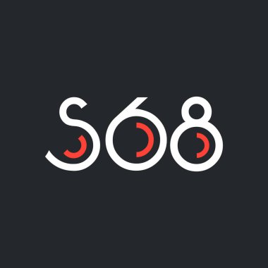 Sayı ve harf logo s68
