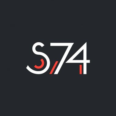 Sayı ve harf logo s74