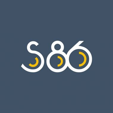 Sayı ve harf logo s86